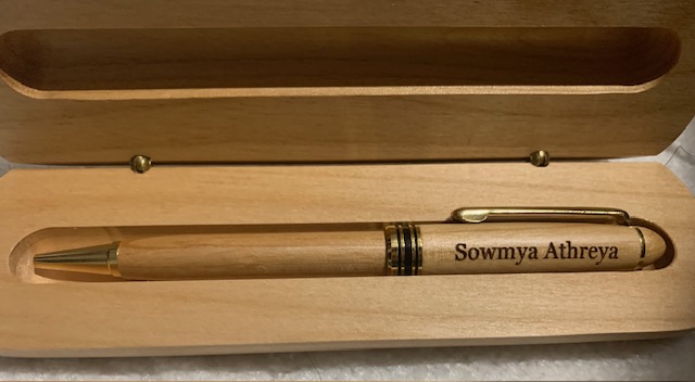 Engraved pen